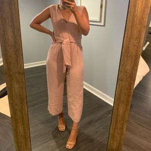 Light pink jumpsuit! Never worn with tags.